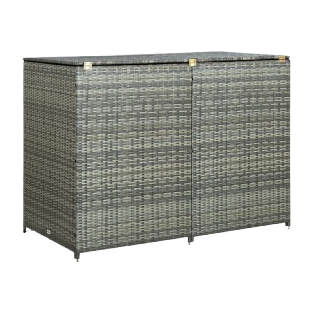 ラタン製収納ボックス - ガーデンやバルコニー用 - プラスチック - 150 x 75 x 100